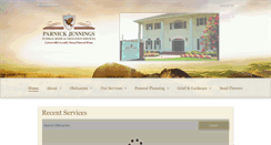 Desktop Screenshot of parnickjenningsfuneral.com